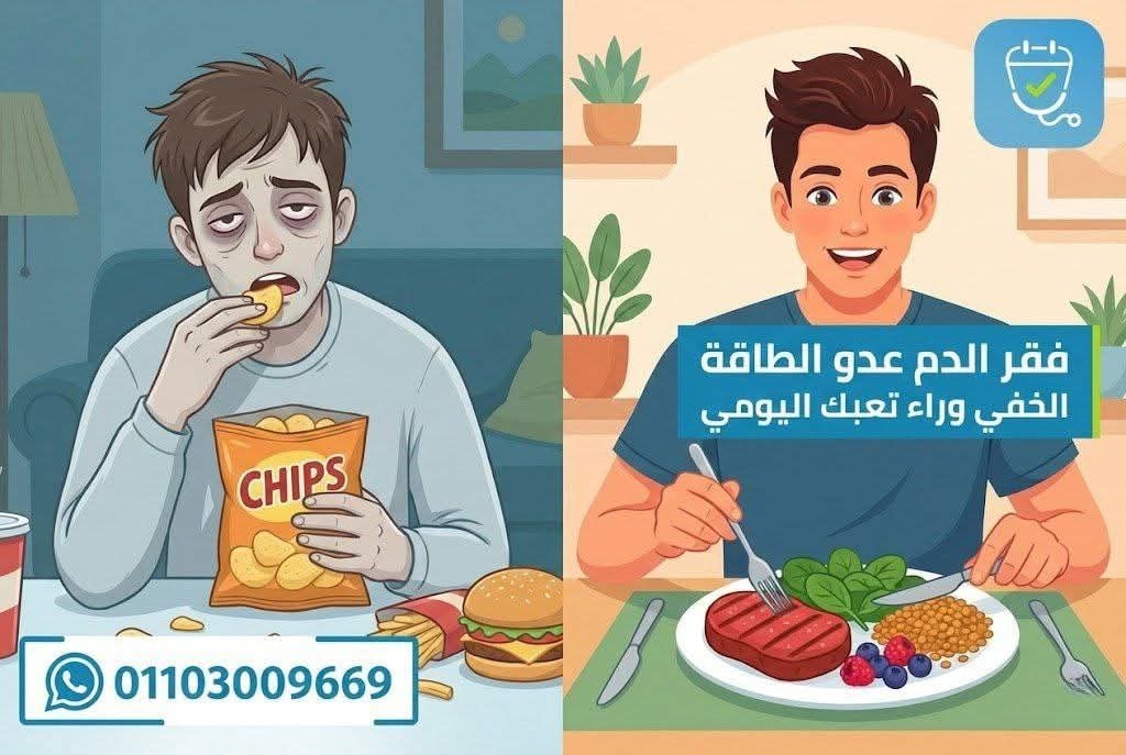 تعبك المتكرر مش كسل… ممكن يكون أنيميا